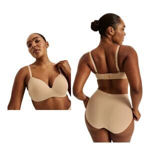 Knix NWT Nude Wingwoman Contour Bra Size 6